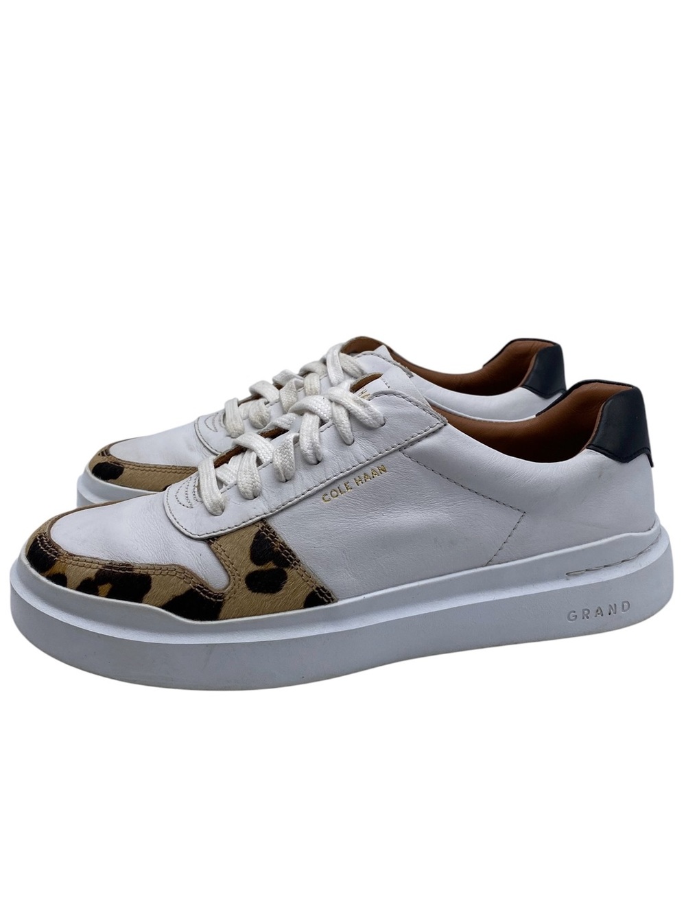 Cole Haan Womens Shoes Grandpro Rally Court Sneakers 7.5 White Leather Low Top - Picture 11 of 11